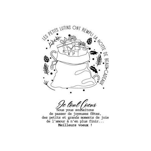 French Clear Stamp for Scrapbooking Transparent Silicone Rubber DIY Photo Album Decor 1806