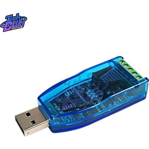 Isolated Industrial USB To RS485 Converter Module Upgrade TVS Protection Automatic Flow CH340E Standard RS-485 Connector Board