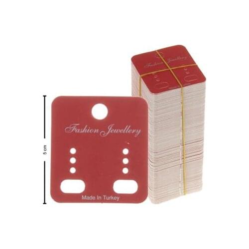 Klıpsli 3 Hole Earring Card