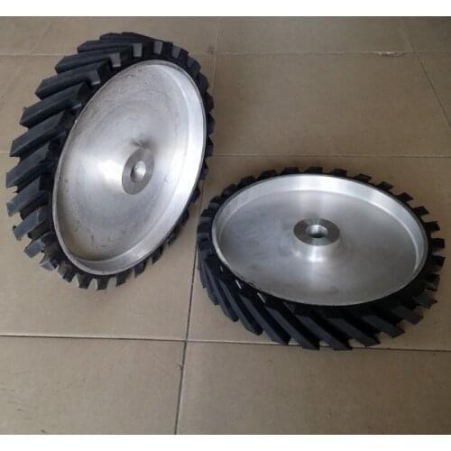 New 1PCS 300*50mm Aluminum core rubber wheel Abrasive Sanding Belt for 2100 belt machine