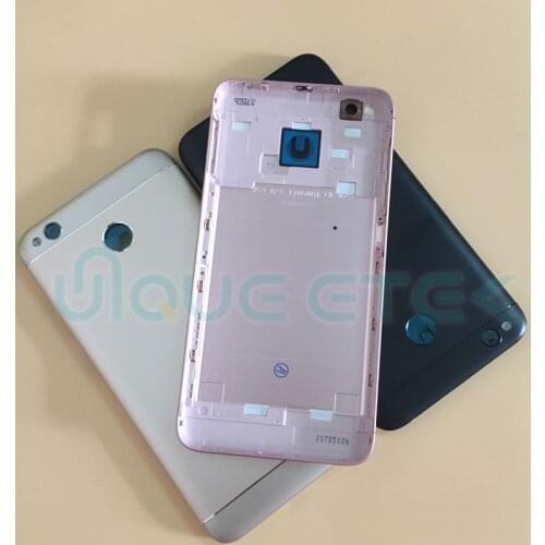 For Xiaomi Redmi 4X Battery Cover + Side Keys +Camera Glass Replacement PartsRedmi 4X Metal Rear Housing Back Battery Door Case