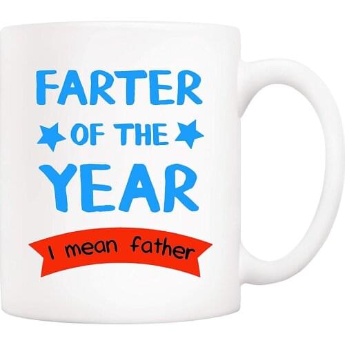 Gifts Funny Dad Coffee Mug For Father PaPa Daddy - I mean father, 11Oz Novelty Cups from Daughter Son, Unique BirthdayGifts