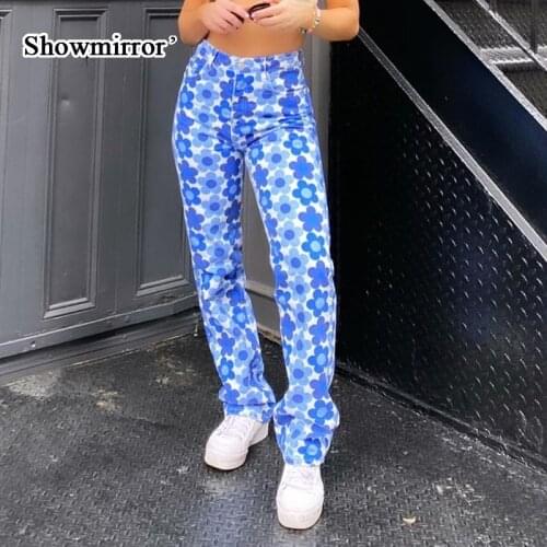 Showmirror Women's Denim Capri Pants