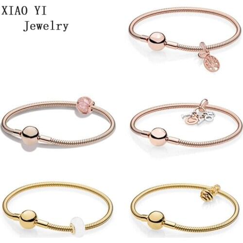 XIAOYI jewelry 100% 925 11 charming bead mixed bee smile I love you beaded bracelet beautiful lovely gentle wedding