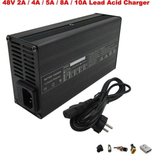 48V 2A 3A 4A 5A 8A lead-acid battery charger 48 V electric wheelchair charger 48 Volt Lead acid scooter charger