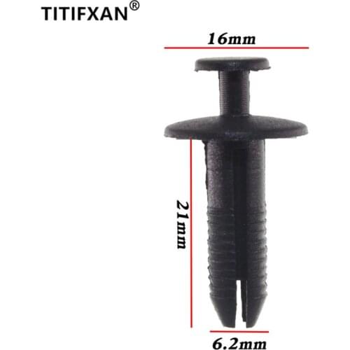 10PCS Car hood cover trim fender lining push-in lengthen expansion snap fasteners clips for Mercedes-Benz S/E/C series Smart