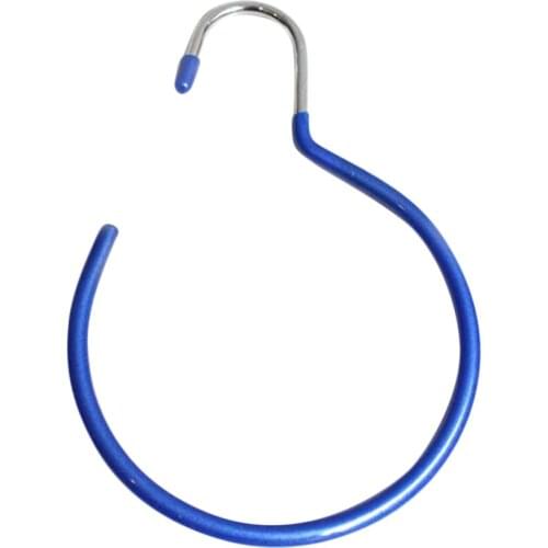 19cm Multifunctional Ring Tie Belt Hanger Tie Scarf Holder Space-saver Clothes Rack