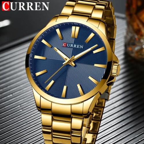 CURREN Men Watch Top Brand Luxury Waterproof Military Army Male Clock Sport Stainless Steel Wristwatch relogio masculino 8322