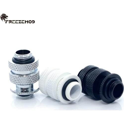 FREEZEMOD 16-22mm Extender Fitting Male-Male Extension G1/4 Thread Double Male Adapter Graphics Water Cooler Fitting Modding