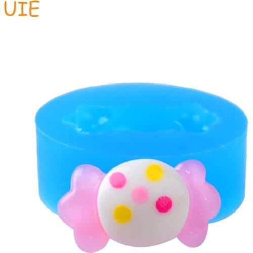 KYL009U Bow Tie Candy Silicone Mold Bowtie Kawaii Deco Sweets Polymer Clay Jewelry Charms Cabochon Resin