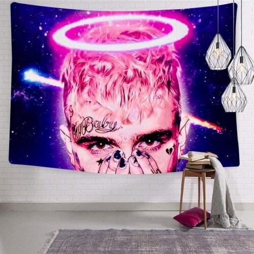 3D Print Lil peep Wall Hanging Bedding Decor Tapestries Living Room Dorm Bedroom Home Decorations