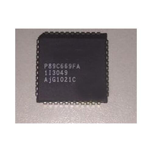 New P89C669FA P89C669 PLCC44 2PCS