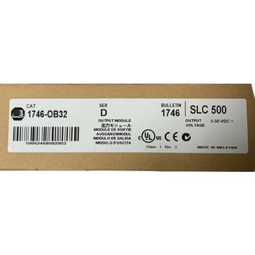 New Original 1746-OB32 PLC 5-50V DC Source High-Density Low-Current DC Outputs