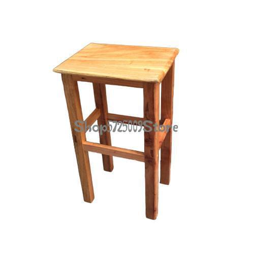 Dining Stool Solid Wood Stool Bar Stool Chinese Wooden Stool Household Tenon Mortise Heightening Stool Shoe Changing Stool Wood