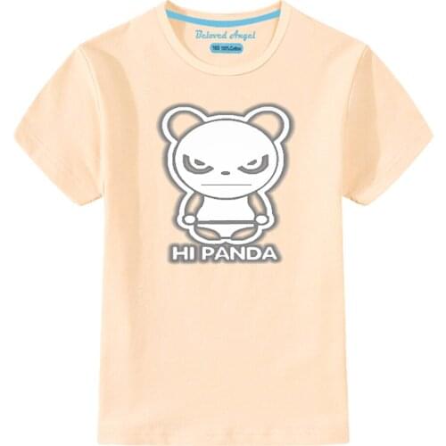 Baby Clothes Luminous T-shirt Kids Short Sleeve T Shirt Girls Tops Tees Children Clothing Cotton Summer Boys T-shirt 3-15T
