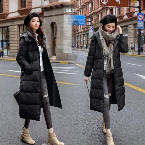 Parka Women Winter Coat Long 2020 New Arrival Thick Warm Fashion Slim Hooded Down Jackets Female Ladies Outwear Plus Size