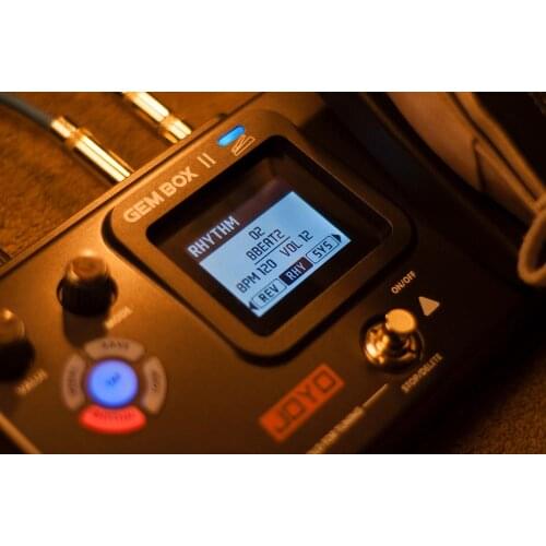 JOYO GEMBOX II Guitar Multi-Effects Processor New Algorithm Drum Machine Patterns 3-Minute Looprecording Electronic Effect Pedal