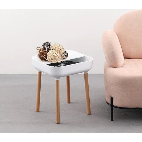 Design Modern New Square Small Side Table Coffee Table for Living Room Bedroom PP 40*40*47