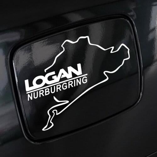 Sport Car Styling Trim Reflective Vinyl Stickers For Renault Dacia Logan Auto Fuel Tank Cap Decal Racing Nurburgring Accessories