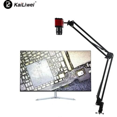 HD Video Microscope Camera Fixed Focus 85 Degree Wide Viewing Built-in Microphone Focal Length Angle Of View Camera With Bracket