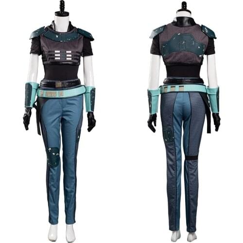 Wars Cara Dune Cosplay Costumes Women Uniform Outfit Halloween Carnival Suit