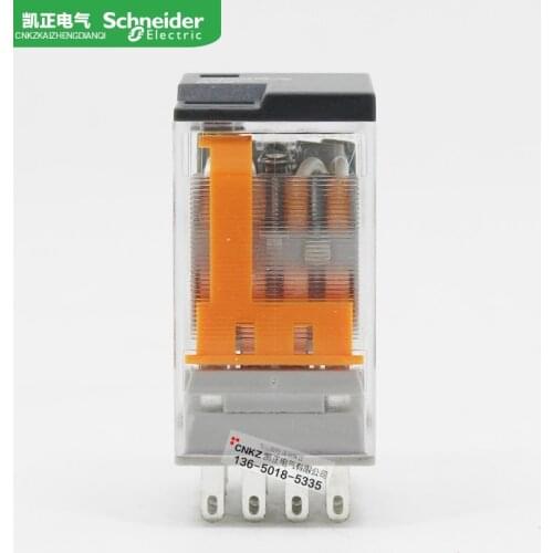 10 pieces of Original authentic Schneider small relay RXM4LB2BD DC24V 14 feet four open four closed