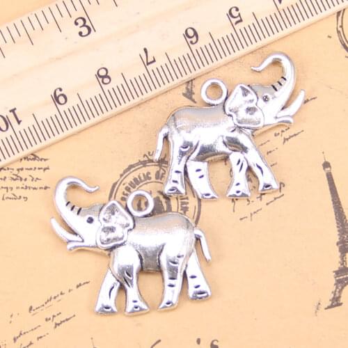 4pcs Charms Elephant 39*30mm Antique Pendants,Vintage Tibetan Silver Jewelry,DIY for bracelet necklace