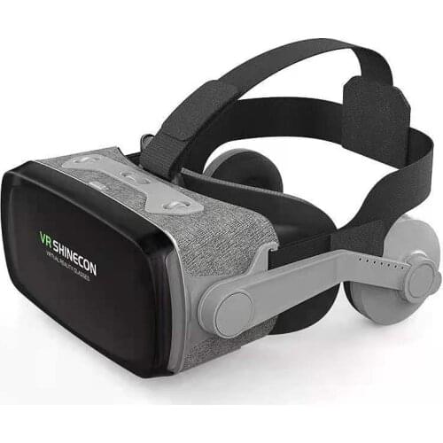G07E Wide Angle VR 3D Glasses VR headsets with Adjustable headphone Virtual Reality Glasses for Games