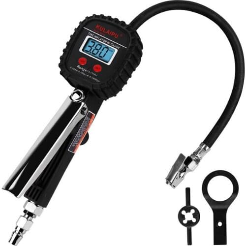 Tire Pressure Gauge Digital Car Truck Air Tire Pressure Inflator Gauge LCD Display Dial Meter Vehicle Tester Tyre Dropshipping