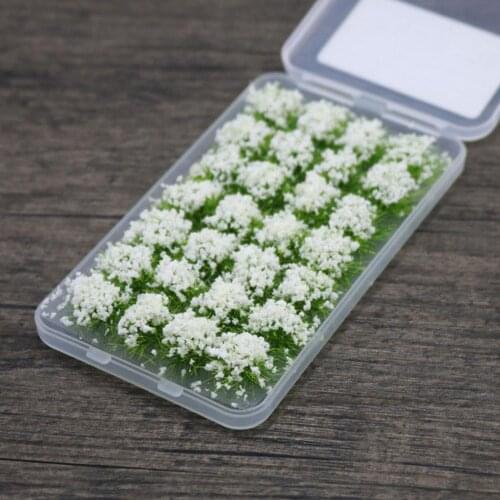 Flower Model Flower Cluster Toy Simulation Grass Wild Rose Train Making Flower DIY Diorama Landscape Table Layout For Sand N1L5