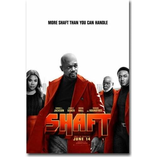 D0133 Shaft Movie Silk Fabric Poster Art Decor Indoor Painting Gift