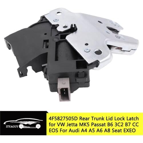 For VW Jetta MK5 Passat B6 3C2 B7 CC EOS For Audi A4 A5 A6 A8 For Seat EXEO 4F5 827 505D Rear Trunk Lid Lock Latch 4F5827505D