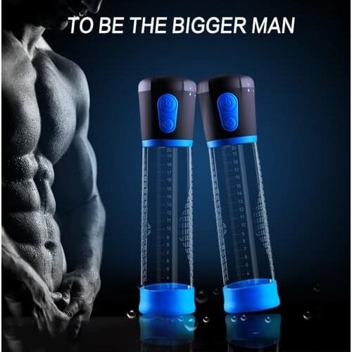 Electric Male Penis Pump Enlargement Vacuum Pump Prolong Enhancer Penis Massage Exercise Automatic Suction Sex Toys For Adult
