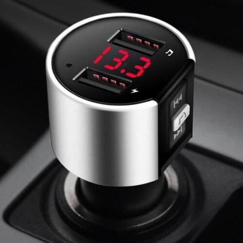 Bluetooth FM Transmitter Audio Aux Modulator Dual USB Bluetooth Kit Charger Car Car Handsfree Player Calling Fast MP3 Car Kit