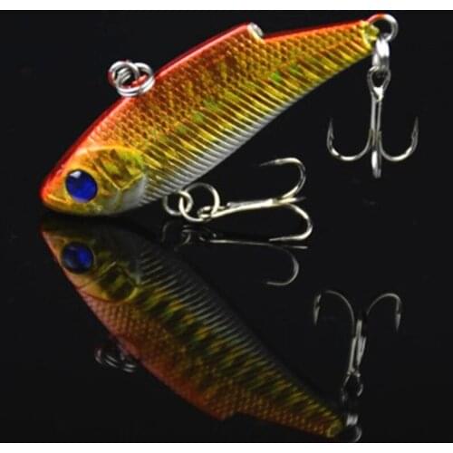 HENGJIA 5.5cm 10g hard plastic game vib fishing lures wobbler crankbaits artificial trout catfish swimbaits pesca fishing tackle
