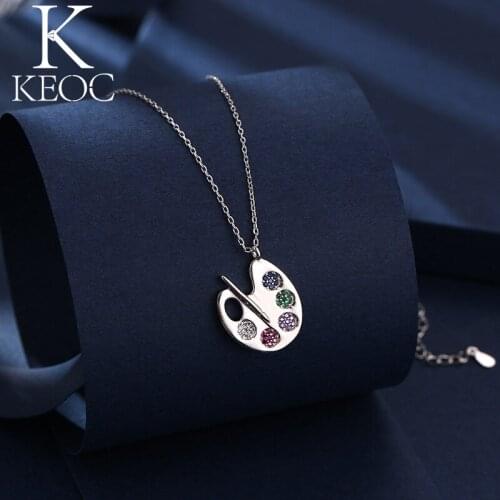 Keoc New Color Palette Women Necklace Jewelry Pendant Gifts For Women Sister Friend Birthday Party Jewelry Personalized Gift
