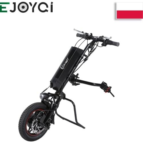 Electric Wheelchair Conversion Kit Tractor KT LCD Display 36V 350W Handcycle Electric Wheelchair Motor Wheel with Battery