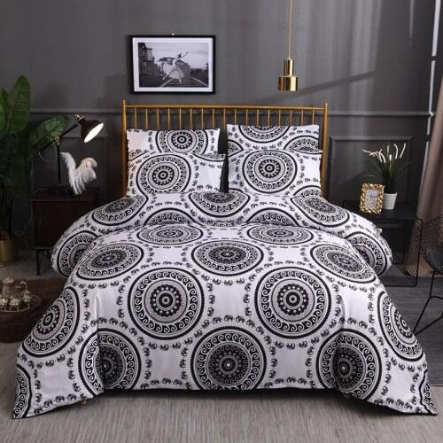 Geometric blanket Sets Bohemia Bedlinen Set Bedlinen Bedlinen Blankets Single Double Queen King Size Bedlinen (No Bedlinen)