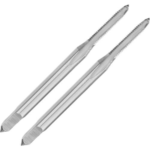 Hot 2pcs/10pcs Metric Screw Thread Machine Tap Standard M1.6 x0.35mm ~ M16 x2mm High Speed Steel Machine Tap Machine Drive