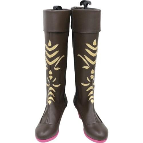 New Snow Queen Prince Anna Elsa Cosplay Shoes Anime Boots Tailor-Made