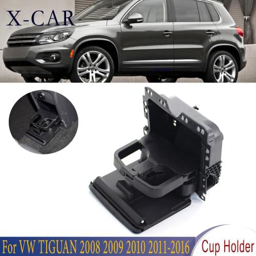X-CAR Central Console Rear Armrest Cup Drink Holder Car Styling For VW TIGUAN 2008 2009 2010 2011 2012 2013-2016 7N0862533