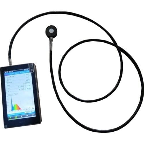 Portable Spectrometer OHSP350P PAR PPFD CCT CRI Lux Spectrum Wavelength for Agriculture test extend waterproof sensor