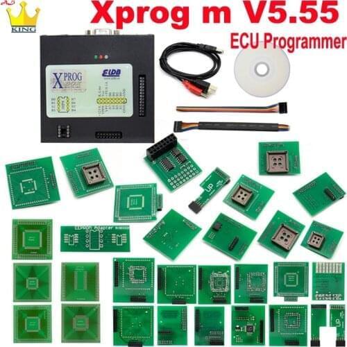 New X PROG V5.55 Xprog ECU Programmer V5.55 Car Auto ECU Chip Tunning Programming XPROG M Programmer V5 Diagnostic Tool Adapter