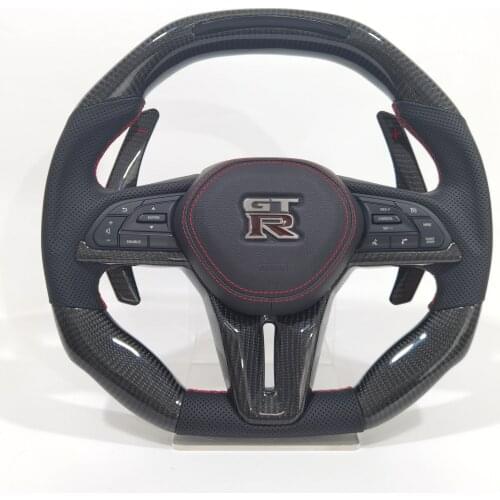 2019 new GTR35 real carbon fiber steering wheel assembly modification upgrade replacement