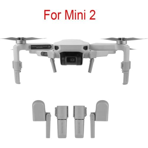 Folding Landing Gear for DJI Mavic Mini 2 Drone Height Extender Foldable Landing Gear Mount Stand Protector Accessories