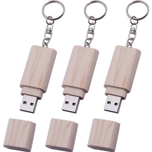 USB 2.0 custom logo Wooden usb flash drive wood batten pen drive 4gb 8gb 16gb 32GB 64gb U disk memory Stick wedding gifts