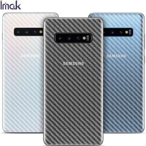 IMAK Carbon Fiber Pattern Back Film for Samsung Galaxy S10 S10e S10 5G S10 Plus Note10 Note10 Pro