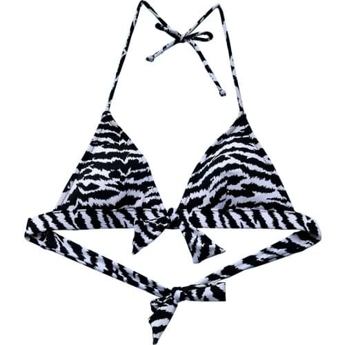 Bikini Top for Women Swimwear Swimsuit Top Leopard Black White Bikinis Biquini Brazilian Sexy Swimsuit Maillot De Bain Bandage