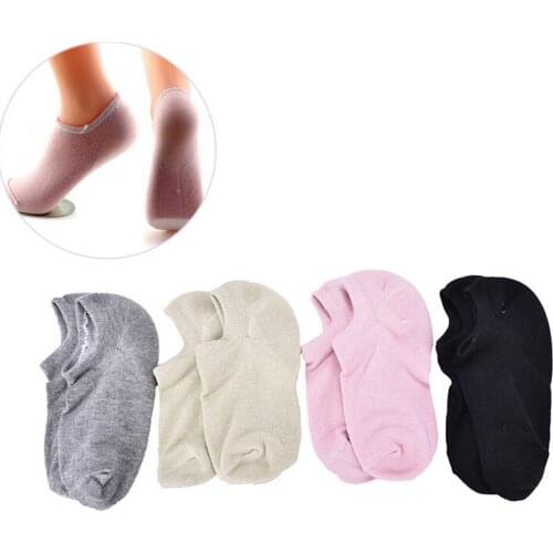 1 Pair Soft Spa Socks for Pedicure Moisturizing Massager Cracked Skin Heel Pillow Gel Pedicure Socks Foot care Feet tool