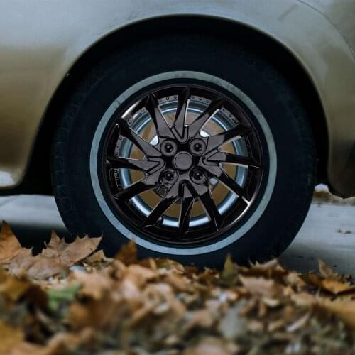 1pc 14 Inch Car Wheel Caps Case Hubcap For Car Hub Cap Auto Refit Accessories Car Tire Wheel Caps Tyre Caps Hubcaps (Silver)